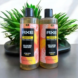 Axe Hawaiian Vibe Shower Gel Body Wash 18oz 2 Pack - Picture 1 of 2