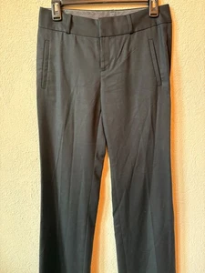 Banana Republic Trouser No. 718 Martin Fit Pants Womens Size 2 Black Pants - Picture 1 of 13