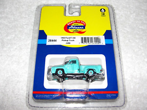 1955 Ford F-100 Pickup Truck: Jade color (HO 1/87, Athearn #26444), NEW!
