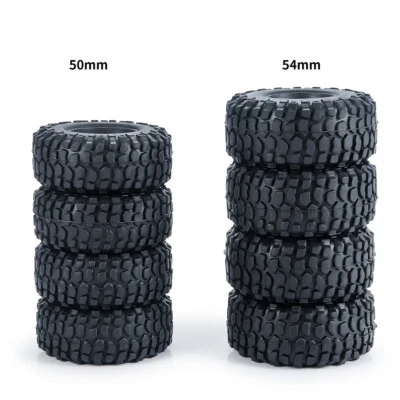 50/54mm 1.0" Wheel Tire for 1/24 RC Axial SCX24 90081 AXI00001 AXI00002 AXI00004 - Image 1 of 4