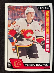 Matthew TKACHUK 2016-17 O-Pee-Chee Marquee Rookies #681 Calgary Flames - Imagen 1 de 2
