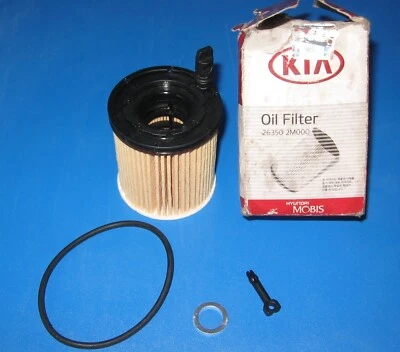 Nuevos filtros de aceite de motor genuinos KIA 263502M000 para Hyundai Kia 1.6 2020-2024 Foto 1 de 4