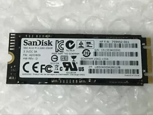 256 GB SSD A110 SD6PP4M-256G-1006 M.2 2260 256 GB PCIe NVMe para portátil HP Zbook G2 - Imagen 1 de 5