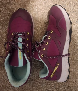 Merrell Girls Altalight Hiking Shoes Berry Purple Gray MK165710 Sz 6 fits wms 8 - Picture 1 of 2