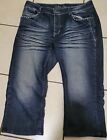 Suka Jeans Sz 10 Darkwash Studded Capri