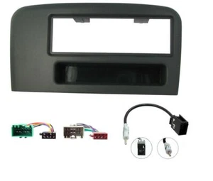 CD RADIO ESTÉREO FACIA FASCIA CT24VL03 PARA VOLVO S80 MARCO NEGRO KIT BOLSILLO FIJO - Imagen 1 de 1