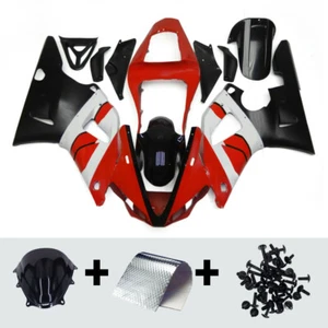 Red White Black Fairing Kit for Yamaha YZF1000 R1 2000 2001 R1 01 ABS Body Kit - Picture 1 of 8