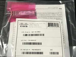 Cisco GLC-SX-MMD SFP 1000Base-SX Short Haul Module 10-2626-01 - Picture 1 of 3