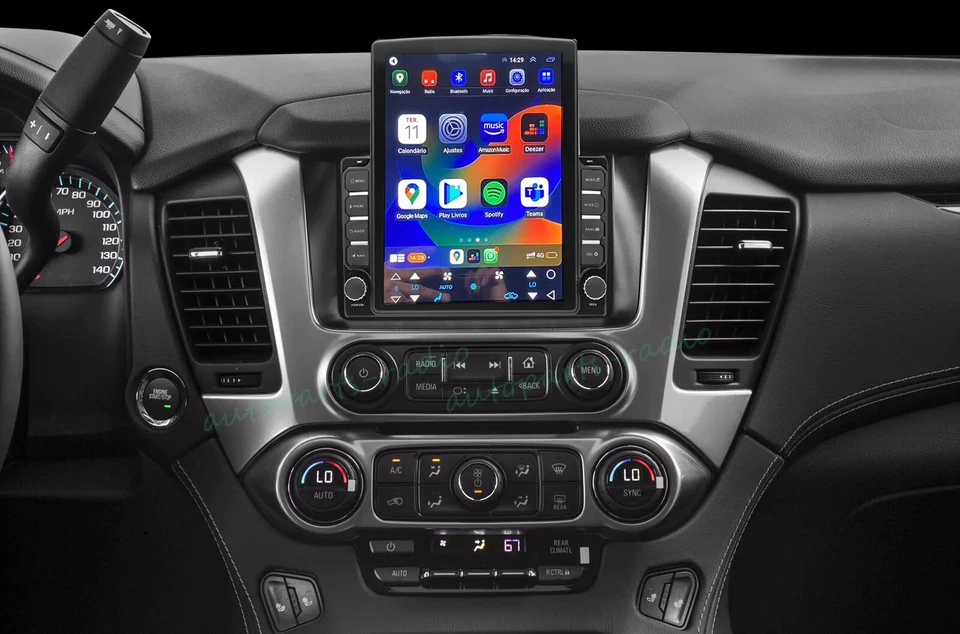 For Chevrolet Silverado 1500HD 2500HD Android 13 Apple Carplay Car Stereo Radio Foto 1 de 4