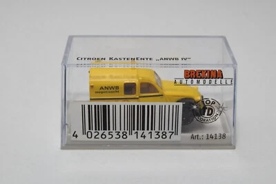 B8 1:87 BREKINA 14138 CITROEN 2CV VAN BOXING ENTITÀ ANWB IV MIB - Immagine 1 di 4