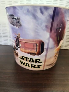 Star Wars Force Awakens Popcorn Bucket Bowl Movie Theater Promo Plastic  - Picture 1 of 6