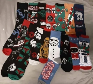 Men's Star Wars 15 Days of Socks Advent Calendar - Assorted Colors 6-12 - Picture 1 of 3