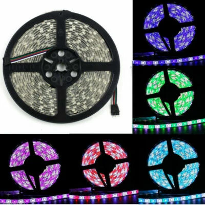 5M SMD RGBW RGBWW 5050 60LED/M 300LEDs Waterproof LED Strip Light Party Holiday - Image 1 of 4