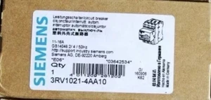 Siemens circuit breaker 3RV1021-4AA10 3RV10214AA10 #H - Picture 1 of 1