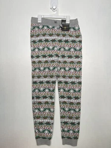 Hollywood Jeans Christmas Jogger Boys Size Large 14-16 Fair Isle Dinosaur - Picture 1 of 5