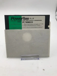 Windows DOS Software PowerBase Power Tips and Utility Programs PC World 5.25" - Picture 1 of 1