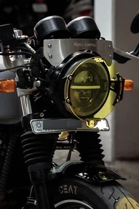 LED Headlight Guard For Royal Enfield Interceptor 650 - Picture 1 of 8