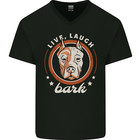 Dogo Argentin Live Laugh Bark T Shirt En Coton Pour Homme