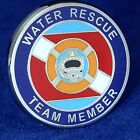 WATER RESCUE TEAM MEMBER PIN, Item #1701: Silver color plated finish