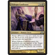 4x MTG: Vizkopa Confessor - White & Black Uncommon - Gatecrash - GTC