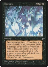 1x Icequake - Ice Age Uncommon Black Sorcery - MTG LP EDH Magic - MTG_Dom