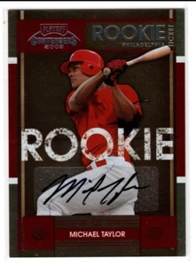 MICHAEL TAYLOR PHILLIES RC AUTO  2008 CONTENDERS ROOKIE TICKET #105 - Picture 1 of 1