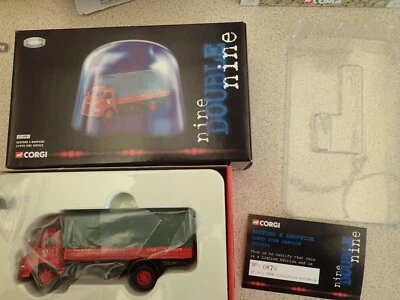 Corgi Nine Double Nine CC10901 Bedford S Dropside Clwyd Fire Svc Undisplayed - Image 1 of 4