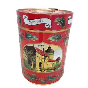 Lambert Aachen 2005 Weihnachten Zuckerkeksdose mit Spieluhr Deckel Jingle Bells Ge - Bild 1 von 8