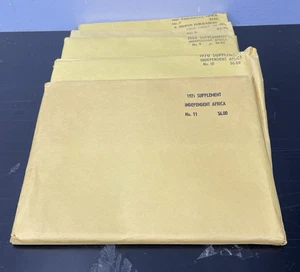 MINKUS INDEPENDENT AFRICA STAMP ALBUM SUPPLEMENTS 1967 THRU 1971 - Picture 1 of 2