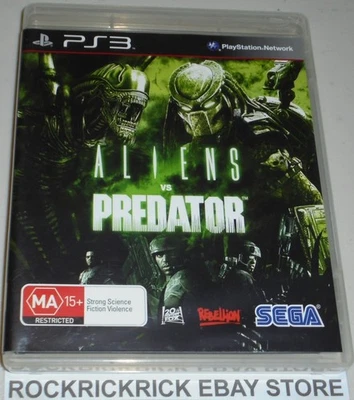 PLAYSTATION 3 GAME ALIENS VS PREDATOR INCLUDES MANUAL PAL - Image 1 of 3