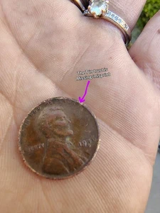 1946 S. Mint Lincoln Wheat Penny Error coins - Picture 1 of 6