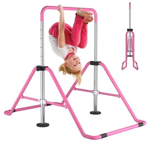 Kids Gymnastics Bar Gymnastic Equipment for Home Adjustable Height Gymnastic ... - Picture 1 of 6