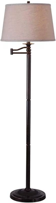 Kenroy Home 32215CBZ Riverside Swing Arm Floor Lamp with Copper Bronze Finish, C - Image 1 of 4