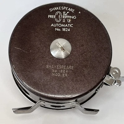 Carrete de pesca vintage Shakespeare automático No. Fly OK 1824 Free Stripping SL. Foto 1 de 4