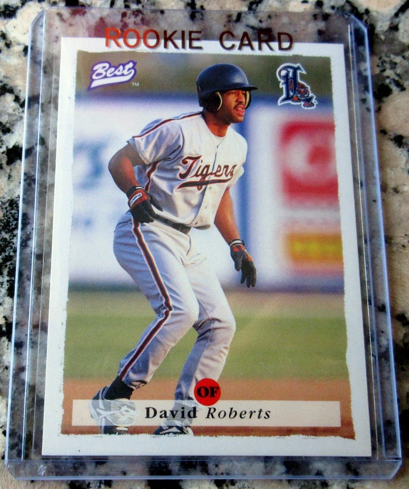 DAVE ROBERTS 1995 Best Rookie Card RC 4xWS Champs Dodgers Manager Champions🔥$$ - Imagem 1 de 2