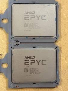 Lot Of2 AMD EPYC 7413 Milan CPU 24-Core Up to 3.6GHz PCIe 4.0 x128 100-000000323 - Picture 1 of 6