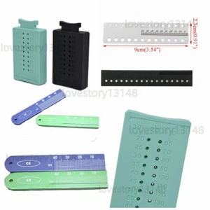 Dental Endo Gutta Percha Points Gauge Cutter Root Canal Files Measure Ruler - Picture 1 of 28