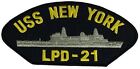 USS NEW YORK LPD-21 PATCH USN NAVY SHIP SAN ANTONIO CLASS AMPHIB TRANSPORT 911