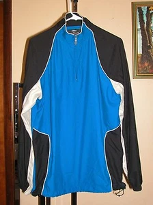 CALLAWAY GOLF SPORT PULLOVER BLUE WITH BLACK AND BEIGE SLEEVED JACKET SIZE M - Bild 1 von 2