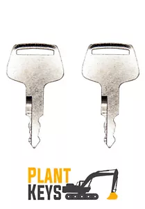 Hyundai HD62 (Set of 2) Excavator Keys Hitachi H808 Nagnao Sunward Thomas Dozer - Picture 1 of 1