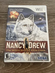 Nancy Drew: The White Wolf of Icicle Creek (Nintendo Wii, 2008) Complete in Box - Picture 1 of 5