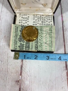 Vintage 1969 Good Luck 50th Anniversary Coin, 500 Dollar (fake) Award-Foreign - Picture 1 of 12