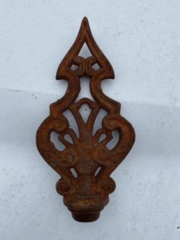 Cast Iron Metal Architectural Fence Gate Spire Topper Architectural Finial Cover