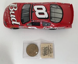 2003 1/24 ACTION  EARNHARDT JR #8 BUDWEISER W/ BRONZE MEDALLION NASCAR DIECAST - Picture 1 of 23