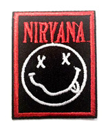 Nirvana Embroidered Patch Iron-on Good Luck Magic Charm Nirvana Embroidered Patch Iron-on Good Luck Magic Charm