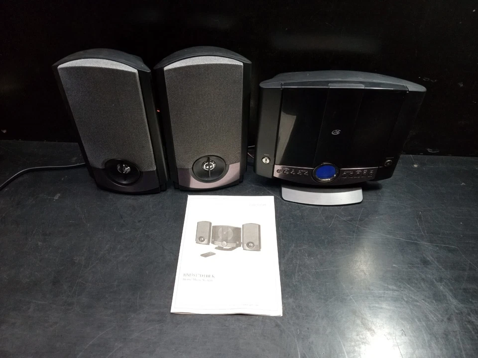 GPX HM3817DTBLK CD HOME MUSIC SYSTEM With owners Manual  Pre-owned  - Image 1 of 4