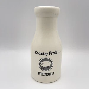 vtg Taiwan walmart country fresh pig image utensil crock Holds 26oz Of Fluid - Picture 1 of 10