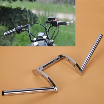 摩托车 1 英寸车把 Z 拖杆 适用于雅马哈 V-Star XVS 250 650 950 1100 本田 — 第 1/4 张图片