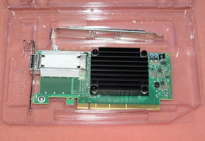 Fujitsu MCX455A-ECAT 100GbE Single Port QSFP28 PCIe ConnectX-4 VPI NIC CA05950 - Image 1 of 4