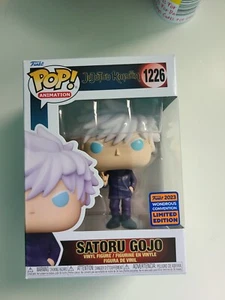 Satoru Gojo Jujutsu Kaisen Funko Pop #1226 2023 Wondercon Exclusive with Sticker - Picture 1 of 6